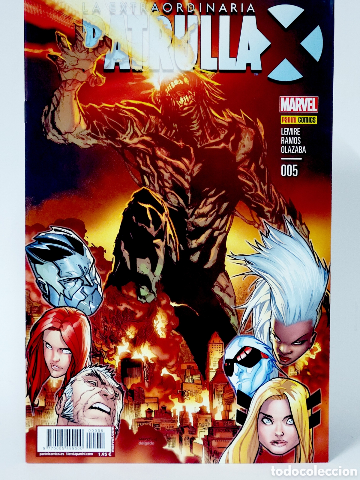 C&oacute;mics: C&Oacute;MIC LA EXTRAORDINARIA PATRULLA-X 5 PANINI MARVEL GRAPA DE KIOSCO