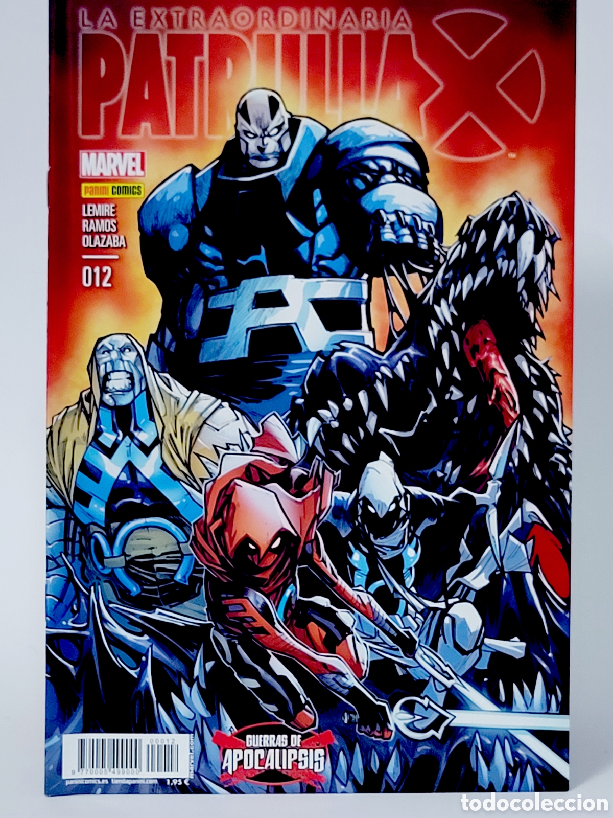 C&oacute;mics: C&Oacute;MIC LA EXTRAORDINARIA PATRULLA-X 12 PANINI MARVEL GRAPA DE KIOSCO