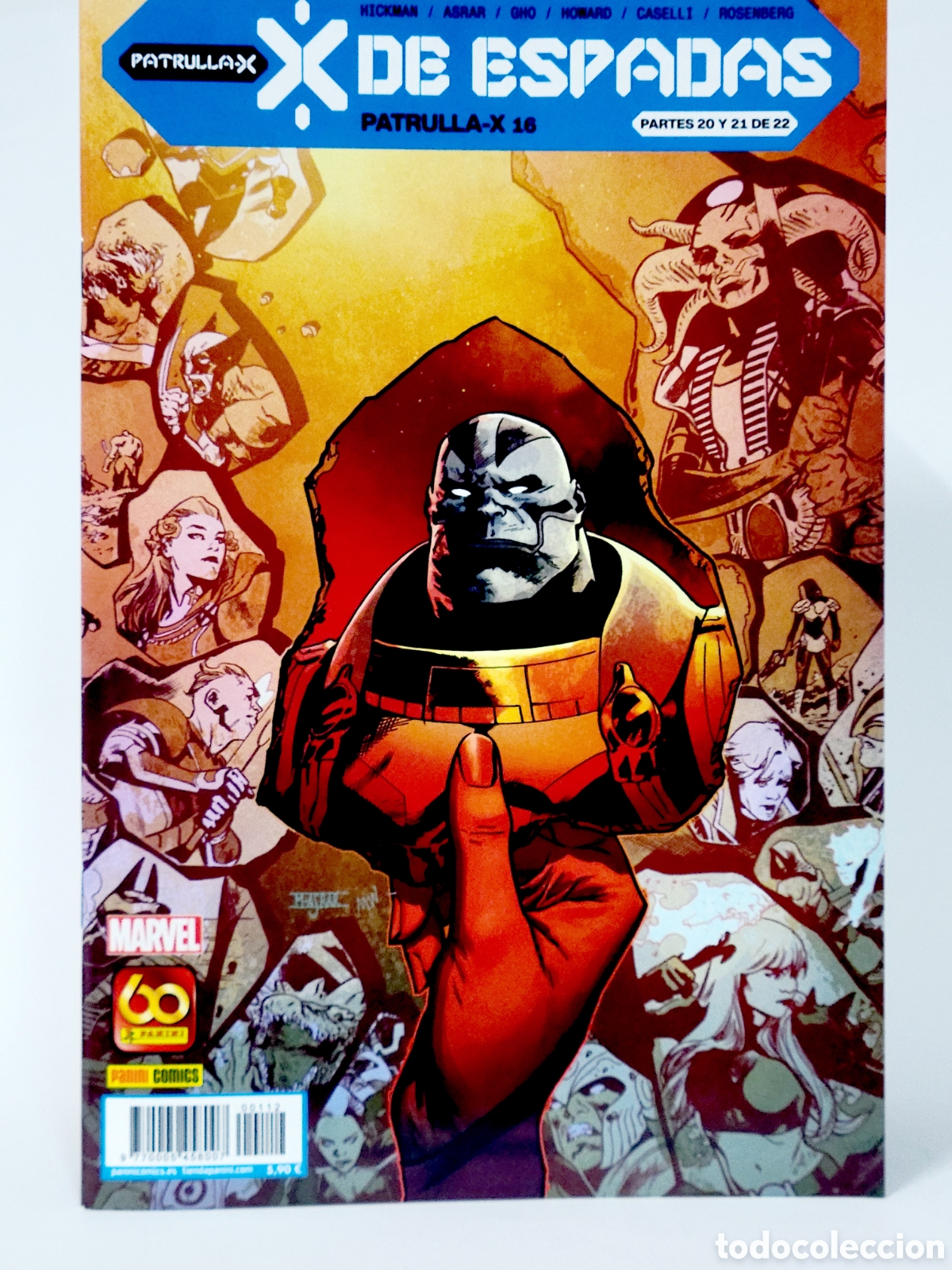 C&oacute;mics: C&Oacute;MIC PATRULLA-X 16 X DE ESPADAS PANINI MARVEL GRAPA DE KIOSCO