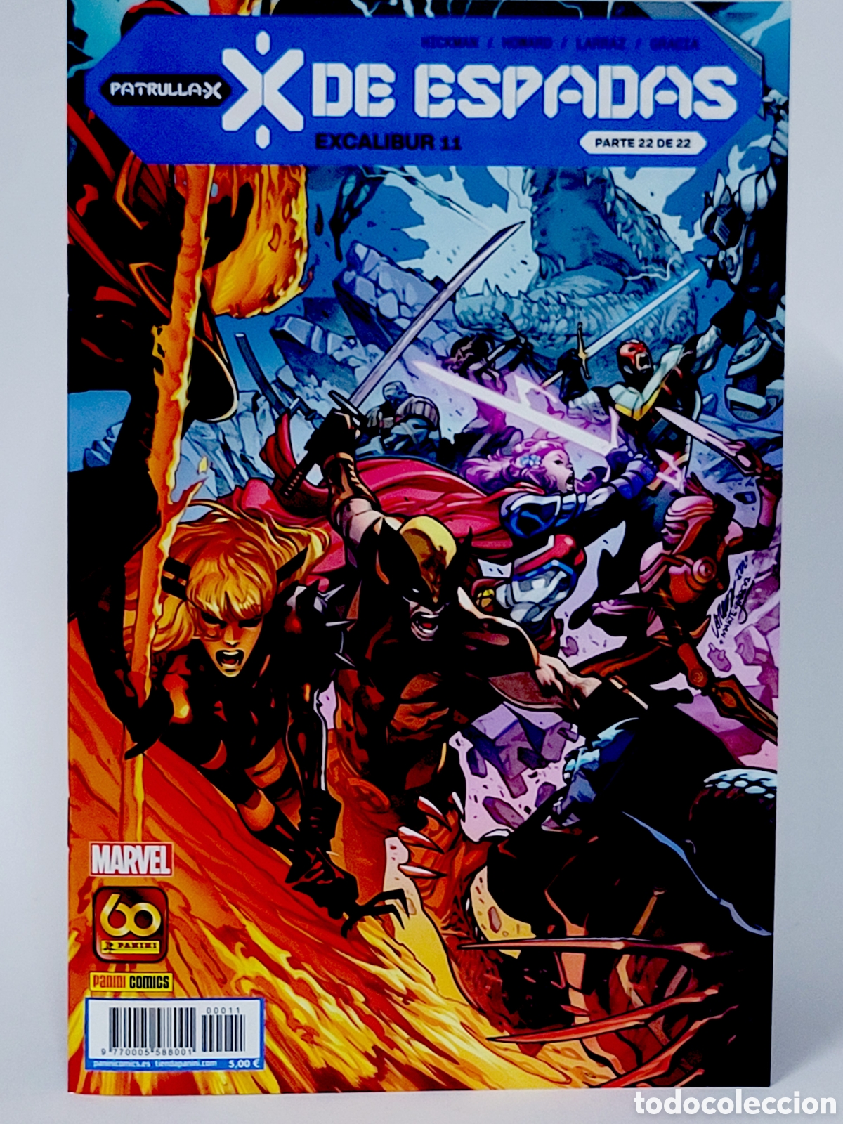 C&oacute;mics: C&Oacute;MIC PATRULLA-X 11 X DE ESPADAS PANINI MARVEL GRAPA DE KIOSCO