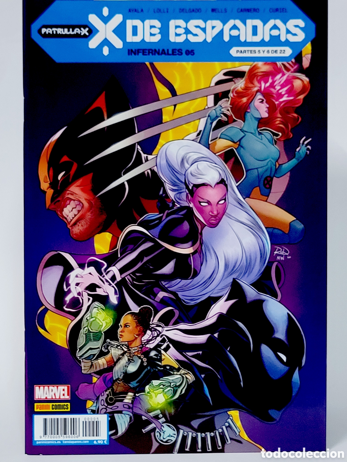C&oacute;mics: C&Oacute;MIC PATRULLA-X 5 X DE ESPADAS PANINI MARVEL GRAPA DE KIOSCO