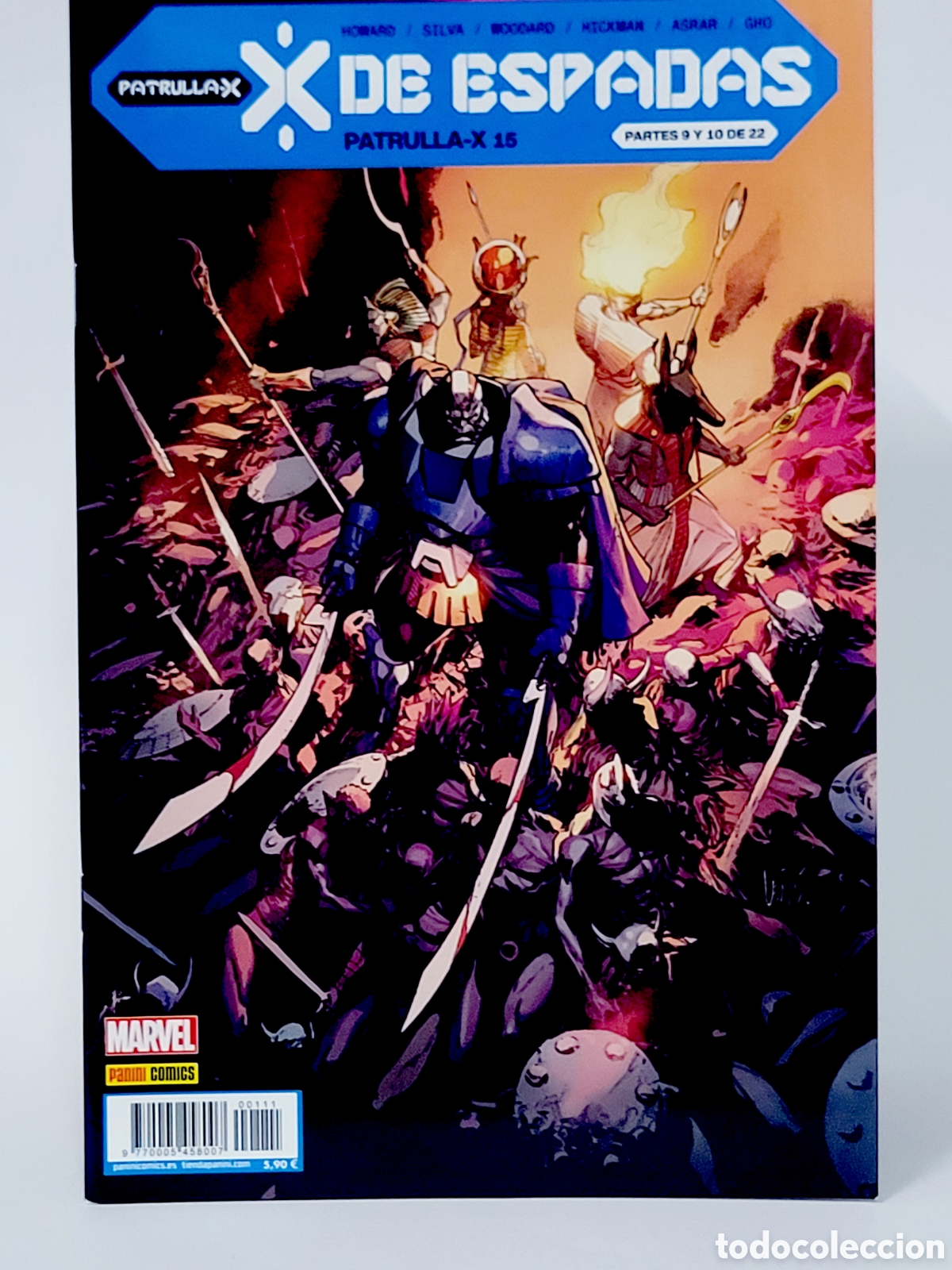 C&oacute;mics: C&Oacute;MIC PATRULLA-X 111 X DE ESPADAS PANINI MARVEL GRAPA DE KIOSCO - Foto 1