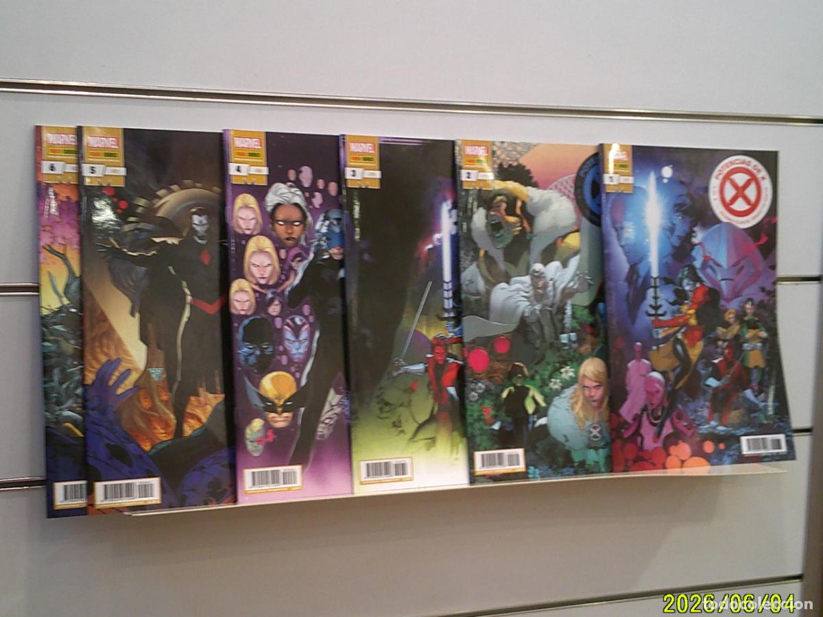 C&oacute;mics: POTENCIAS DE X COMPLETA 6 NUM. PANINI OFERTA ANTES 26,85 EU.