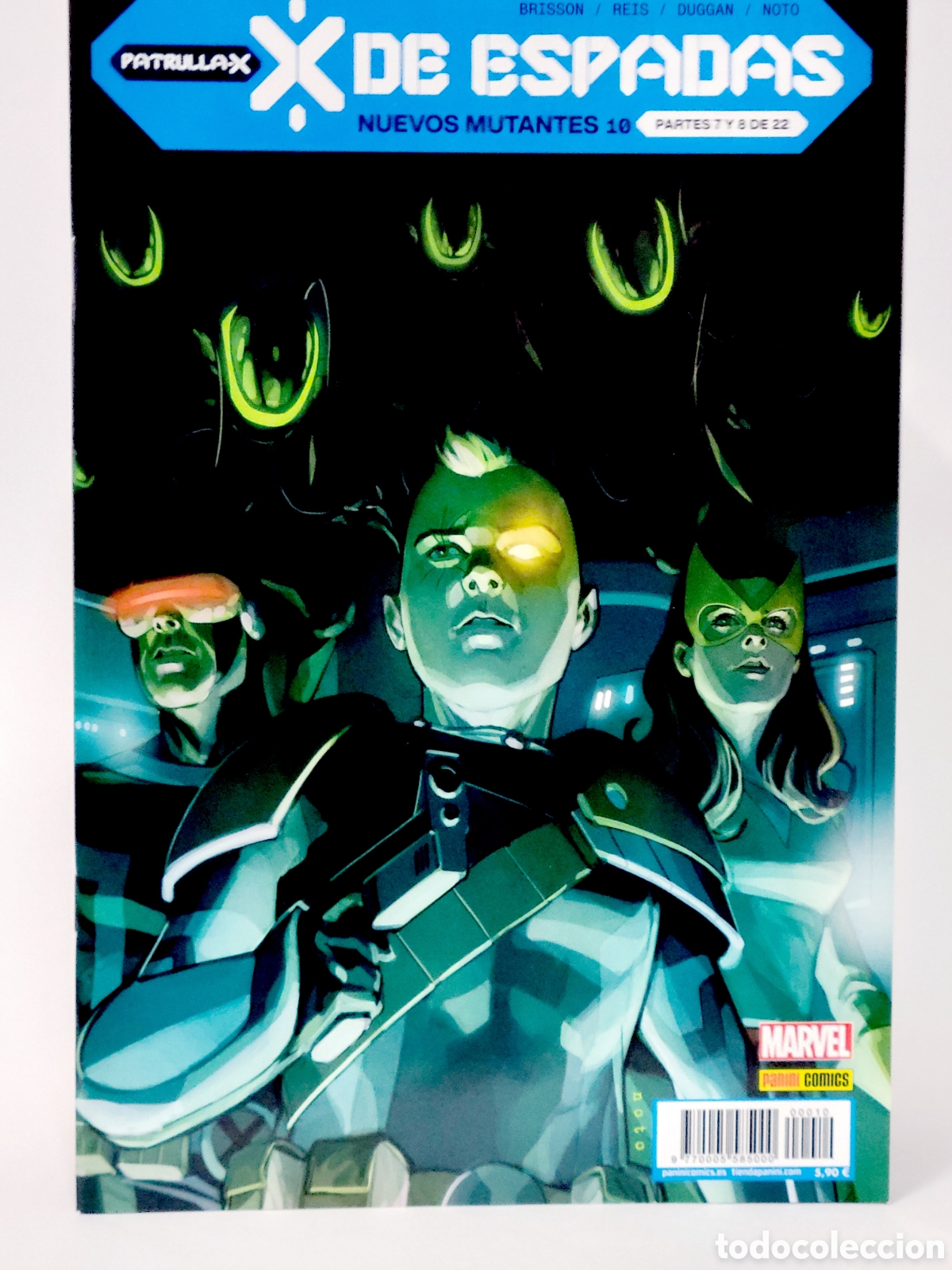 C&oacute;mics: C&Oacute;MIC PATRULLA-X NUEVOS MUTANTES 10 X DE ESPADAS PANINI MARVEL GRAPA DE KIOSCO