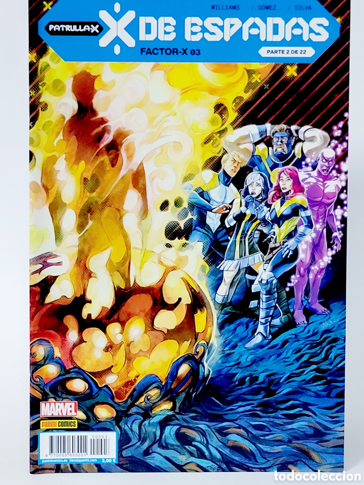 C&oacute;mics: C&Oacute;MIC PATRULLA-X FACTOR-X 3 X DE ESPADAS PANINI MARVEL GRAPA DE KIOSCO