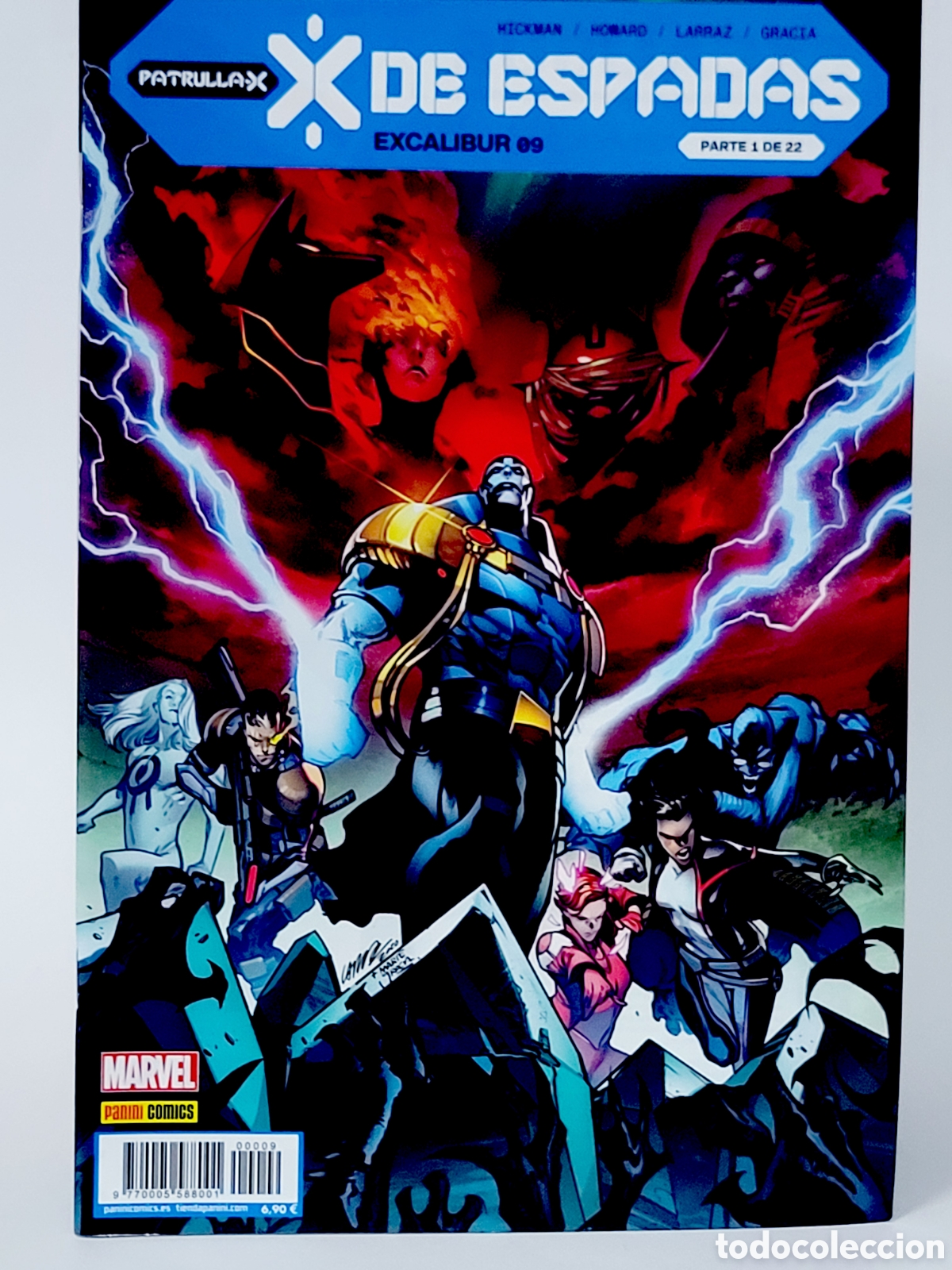 C&oacute;mics: C&Oacute;MIC PATRULLA-X EXCALIBUR 9 X DE ESPADAS PANINI MARVEL GRAPA DE KIOSCO