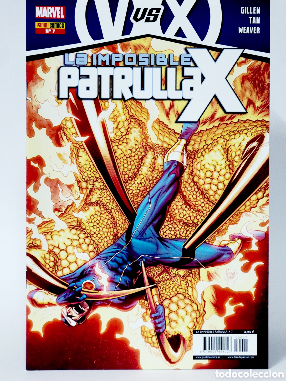 C&oacute;mics: C&Oacute;MIC LA IMPOSIBLE PATRULLA-X 7 PANINI MARVEL GRAPA DE KIOSCO - Foto 1