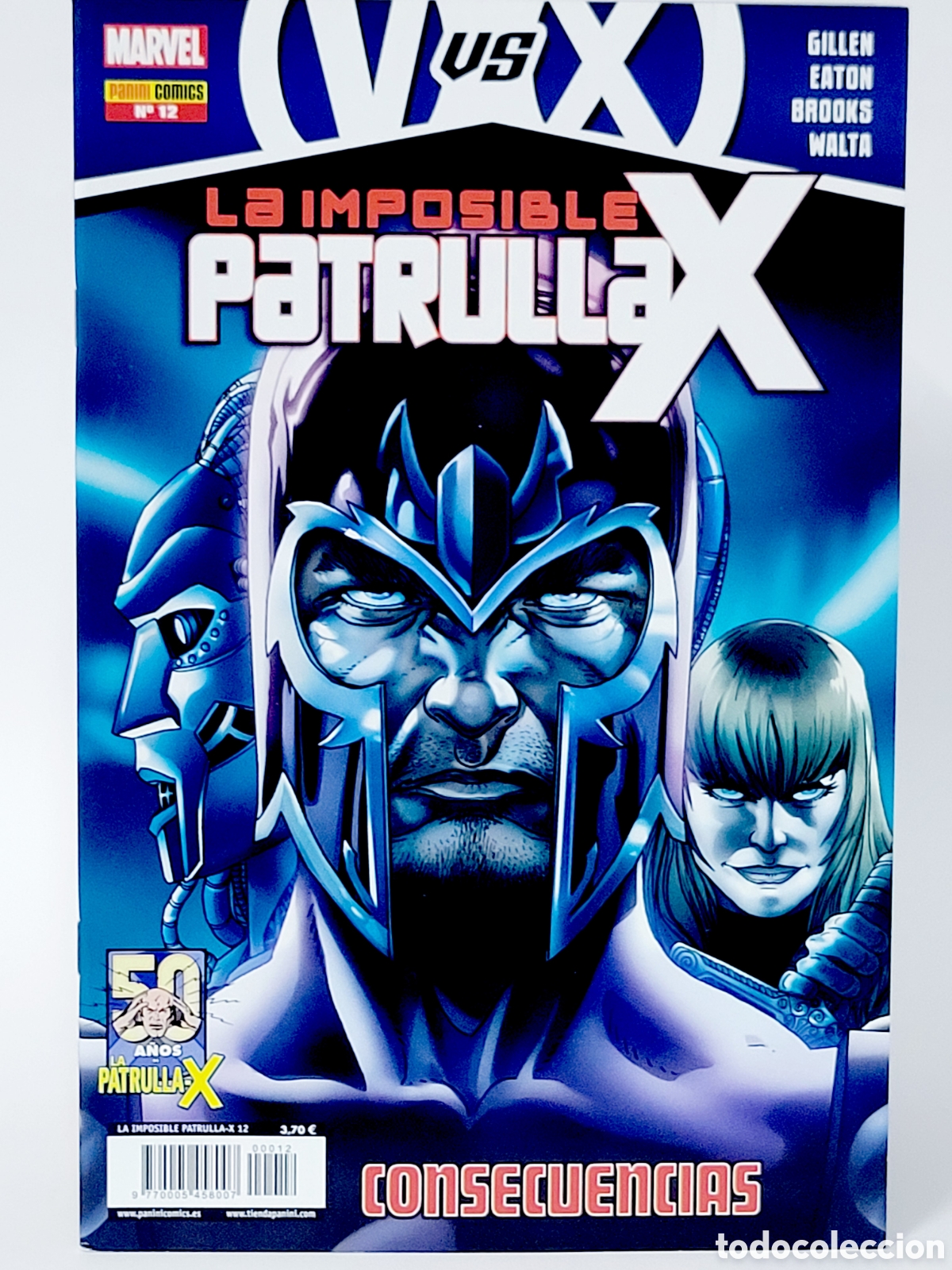 C&oacute;mics: C&Oacute;MIC LA IMPOSIBLE PATRULLA-X 12 PANINI MARVEL GRAPA DE KIOSCO