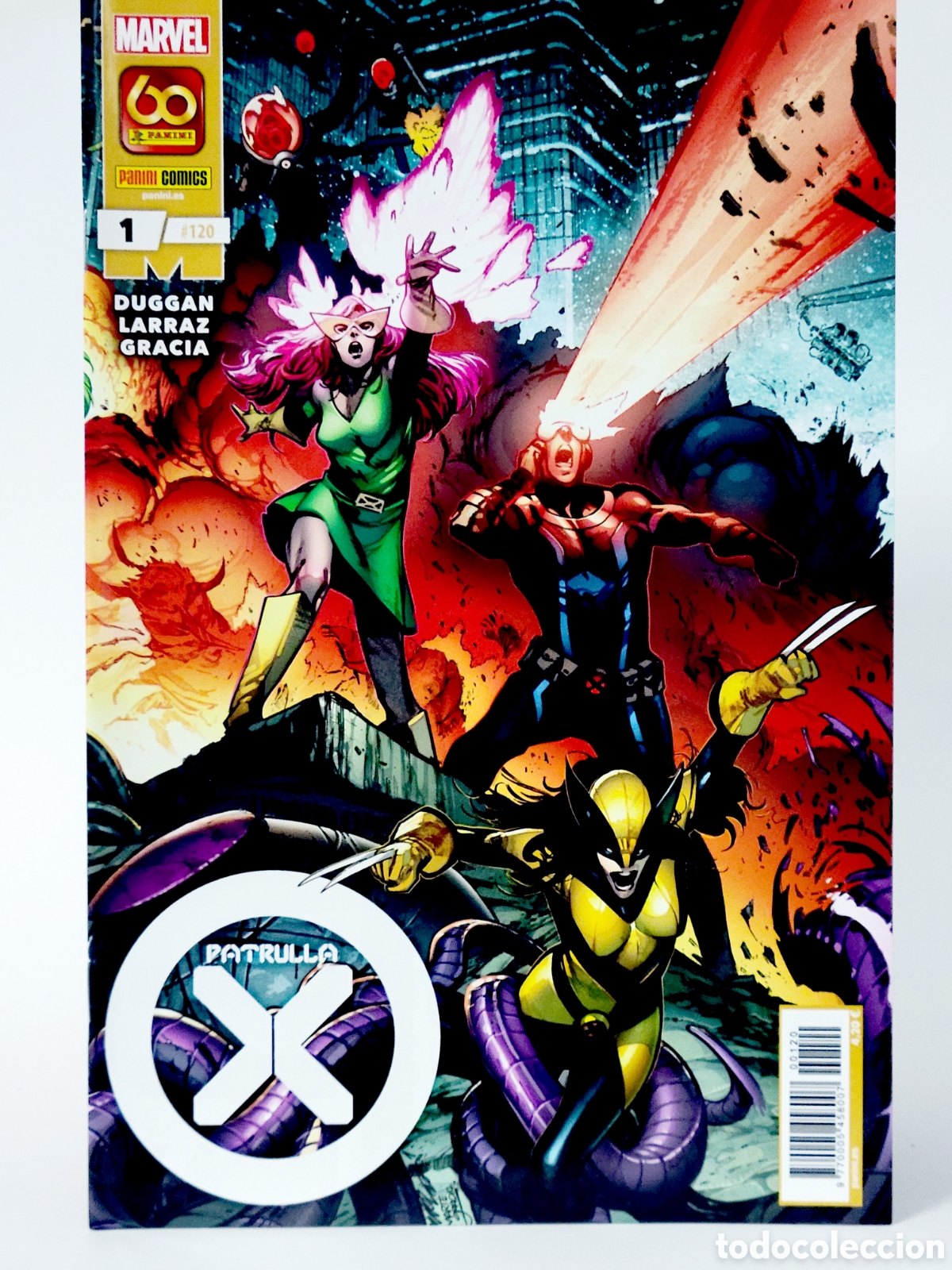 C&oacute;mics: C&Oacute;MIC PATRULLA-X 120 PANINI MARVEL 1 GRAPA DE KIOSCO