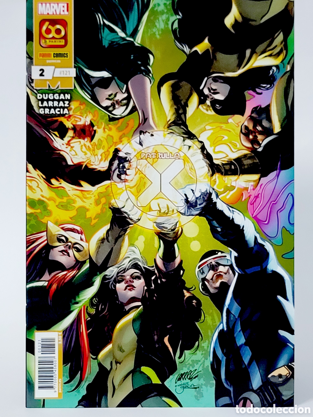 C&oacute;mics: C&Oacute;MIC PATRULLA-X 121PANINI MARVEL 2 GRAPA DE KIOSCO - Foto 1