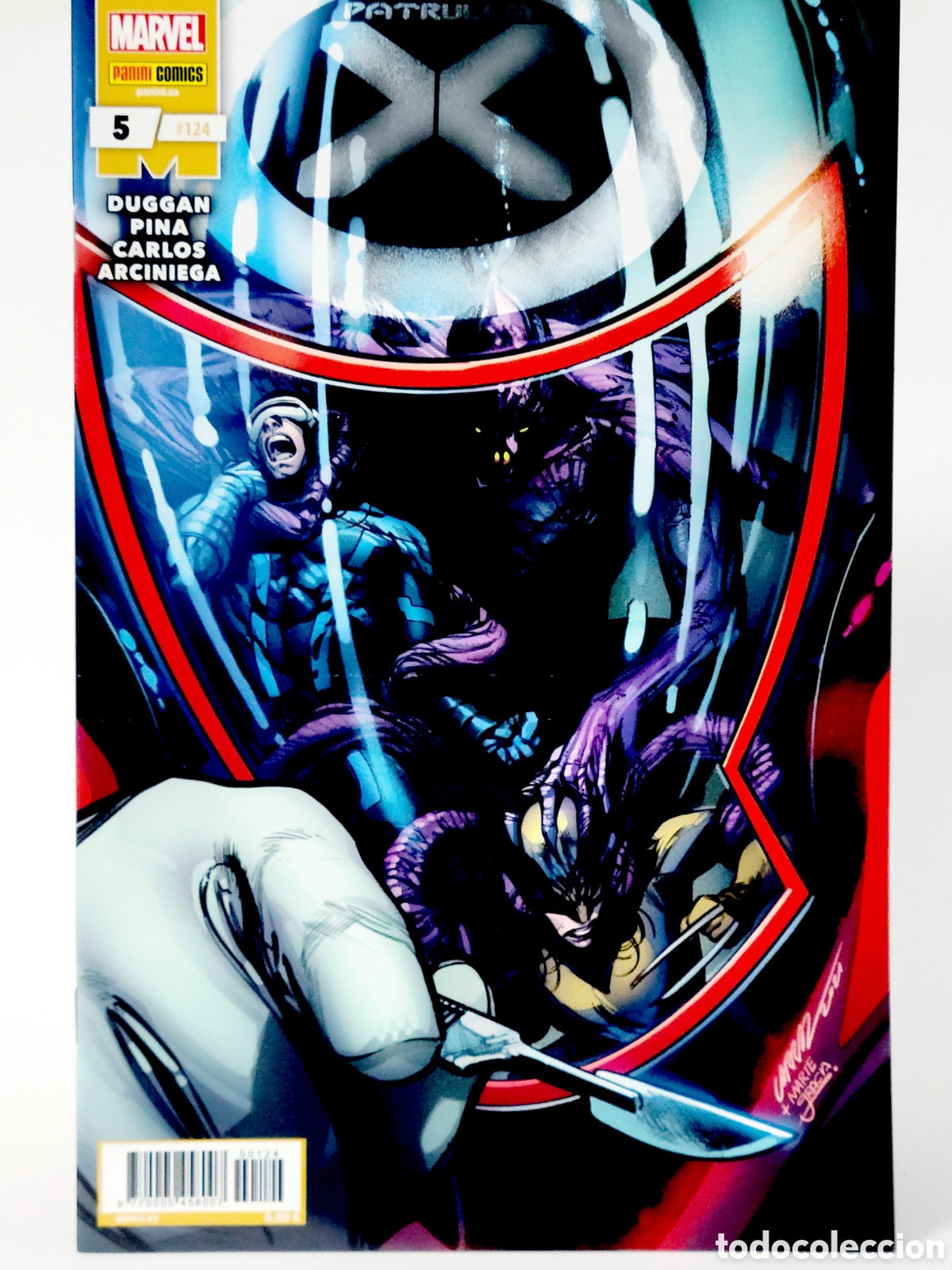 C&oacute;mics: C&Oacute;MIC PATRULLA-X 124 PANINI MARVEL 5 GRAPA DE KIOSCO