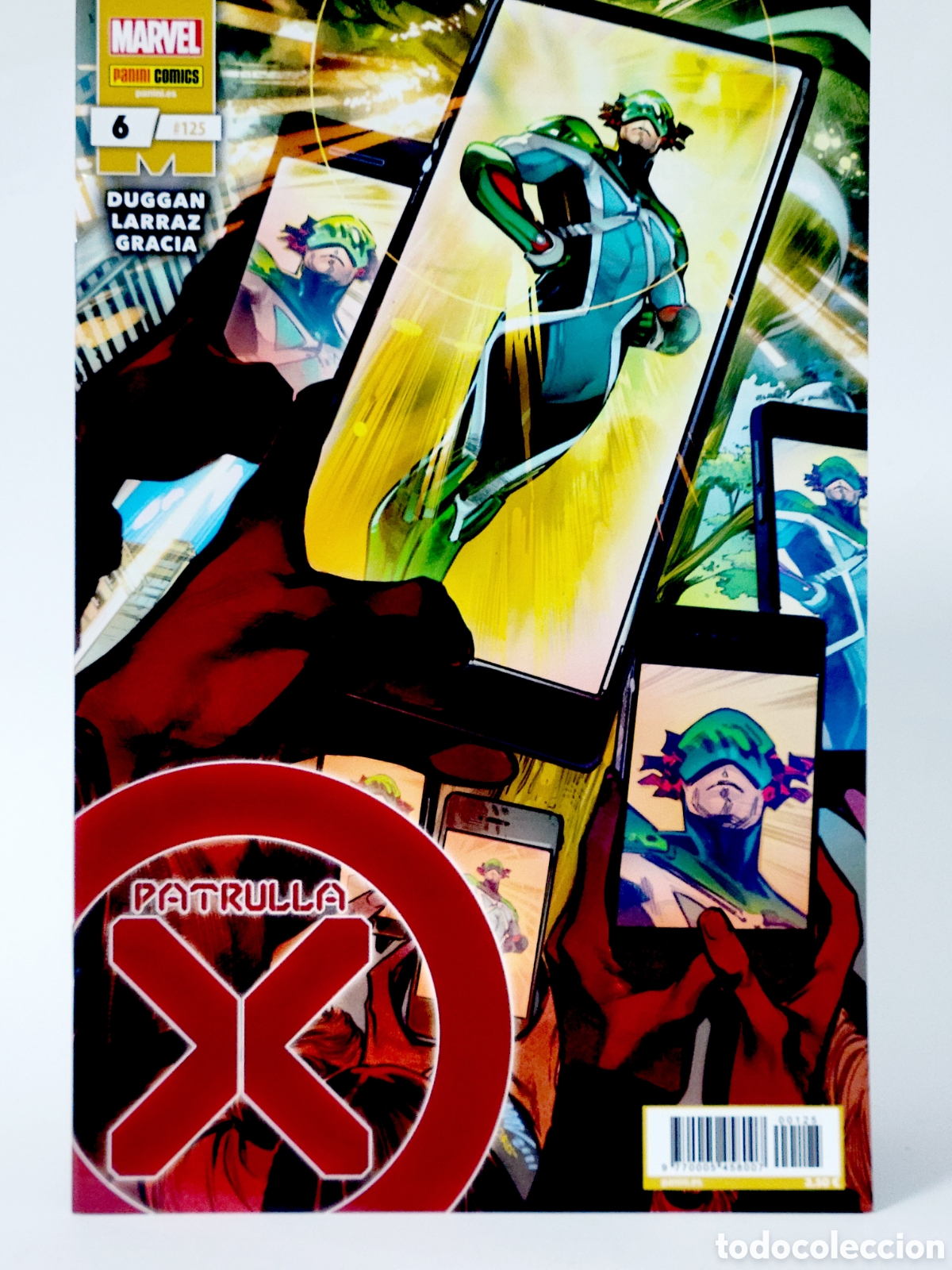 C&oacute;mics: C&Oacute;MIC PATRULLA-X 123 PANINI MARVEL 6 GRAPA DE KIOSCO