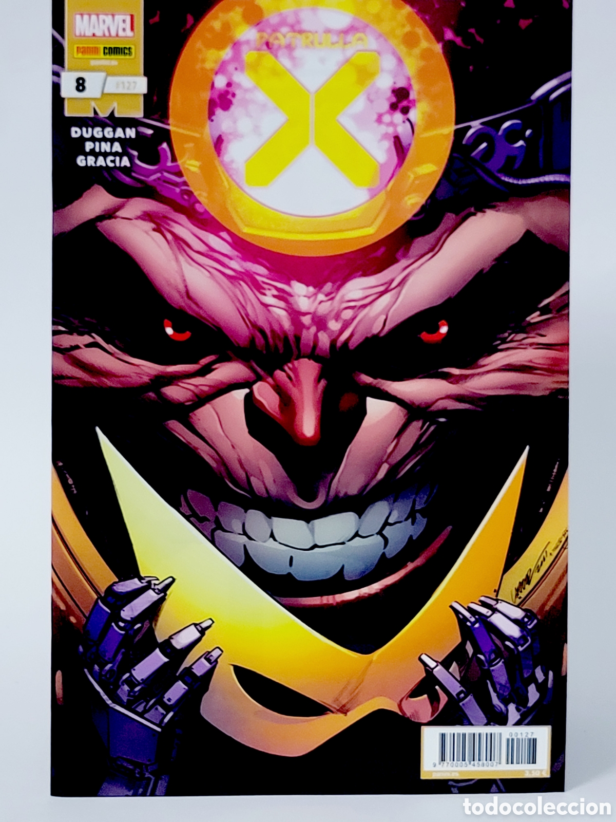 C&oacute;mics: C&Oacute;MIC PATRULLA-X 127 PANINI MARVEL 8 GRAPA DE KIOSCO - Foto 1