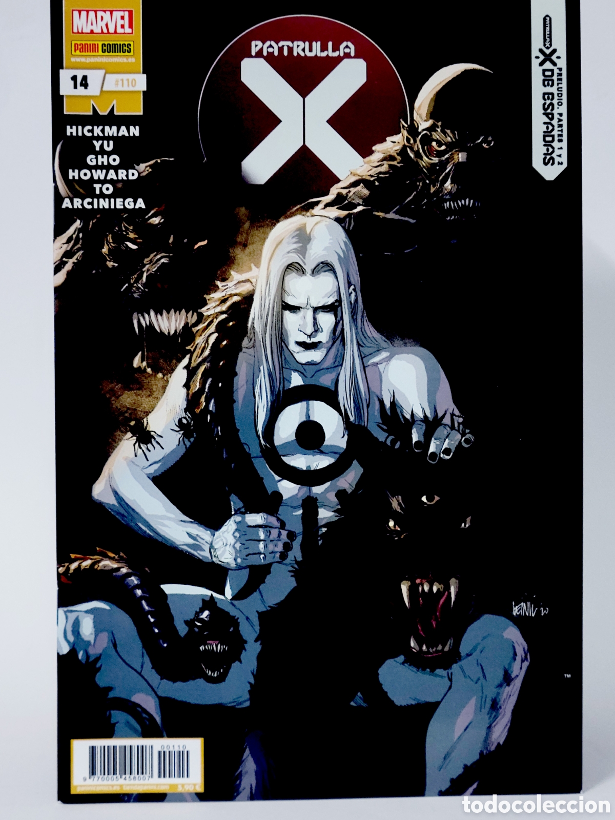 C&oacute;mics: C&Oacute;MIC PATRULLA-X 110 X DE ESPADAS PANINI MARVEL 14 GRAPA DE KIOSCO - Foto 2