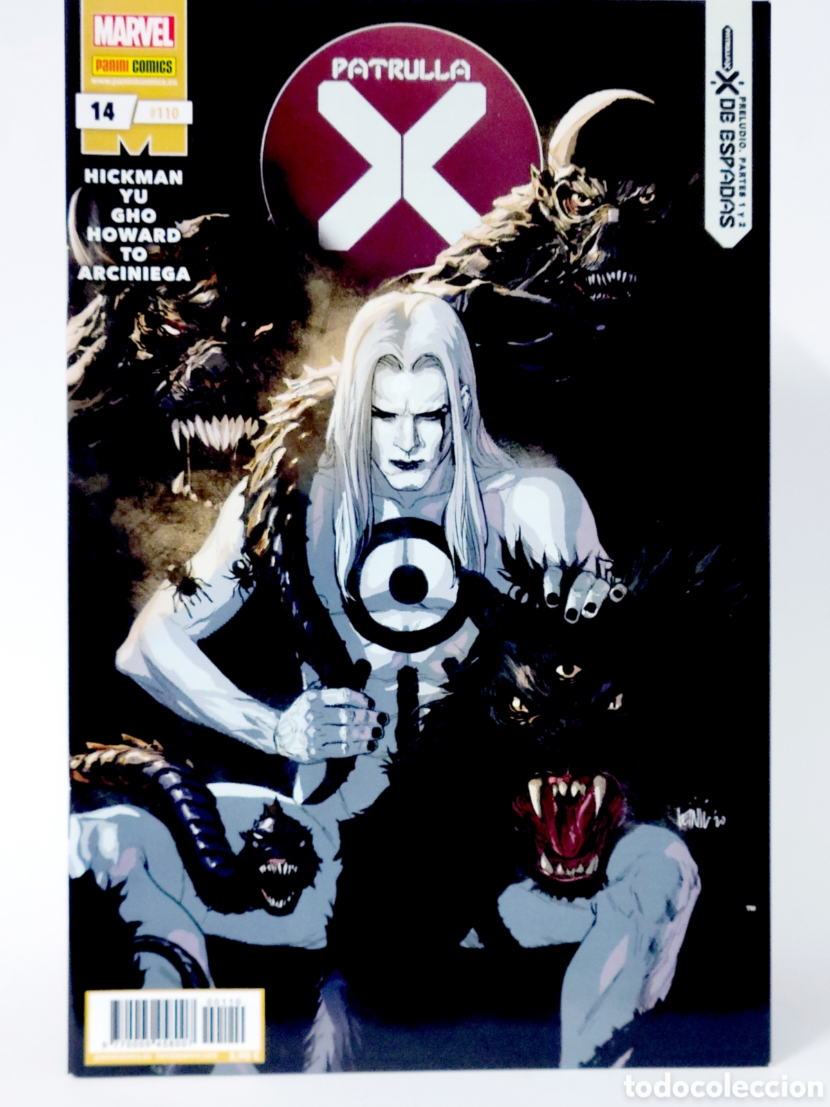 C&oacute;mics: C&Oacute;MIC PATRULLA-X 110 X DE ESPADAS PANINI MARVEL 14 GRAPA DE KIOSCO