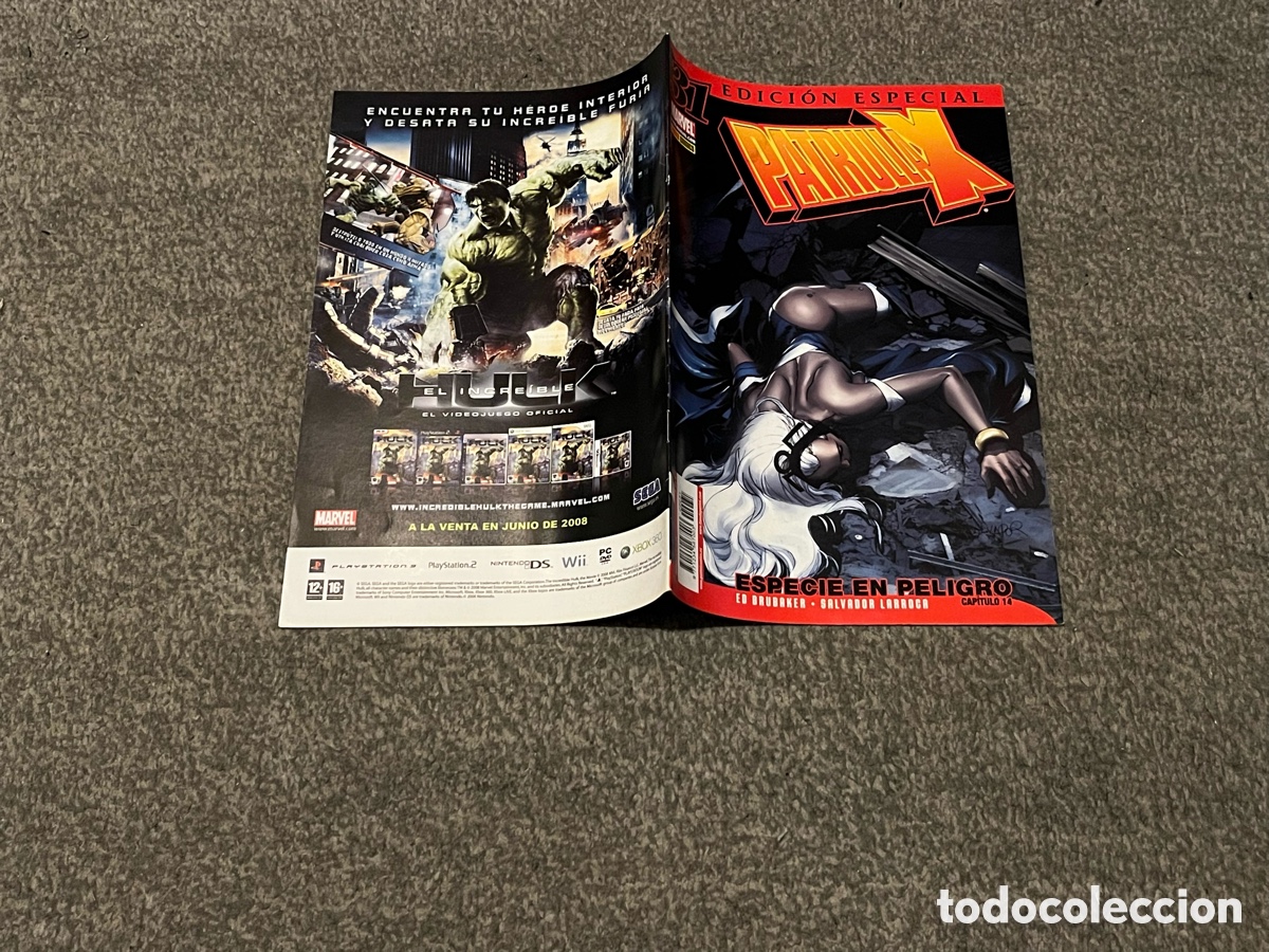 Comics: PATRULLA X v3 Edici&oacute;n Especial N&ordm; 31. Especie en peligro c.14. Marvel.Panini Comics.Brubaker,Larroca