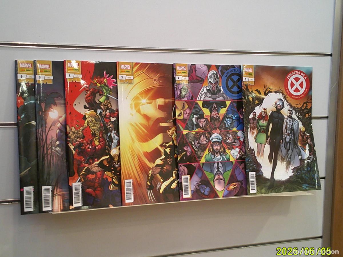 C&oacute;mics: DINASTIA DE X COMPLETA 6 NUMEROS MARVEL - PANINI OFERTA (ANTES 25,15&euro;)