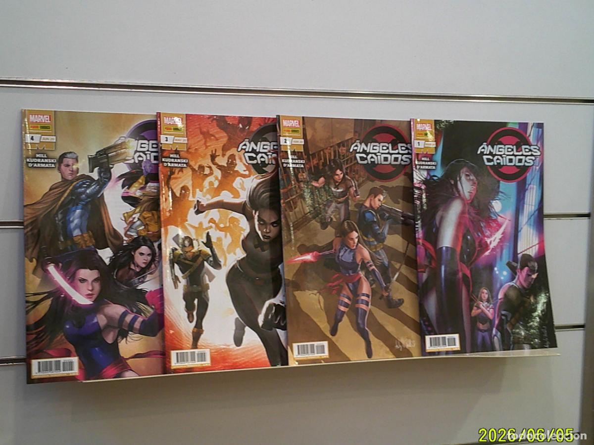 C&oacute;mics: ANGELES CAIDOS COMPLETA 4 NUMEROS MARVEL - PANINI OFERTA (ANTES 20,30&euro;)
