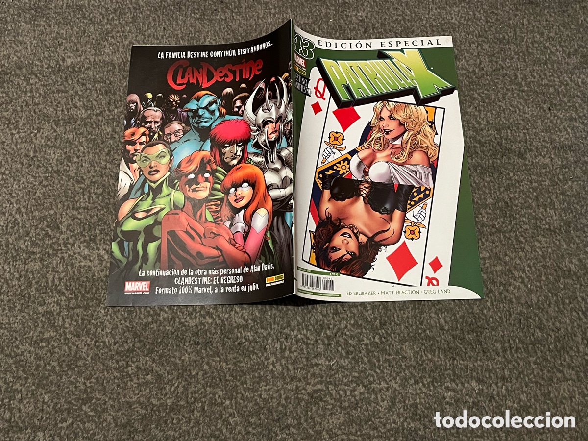 Comics: PATRULLA X v3 Edici&oacute;n Especial N&ordm; 43.Destino Manifiesto. Marvel.Panini Comics.Brubaker Fraction Land