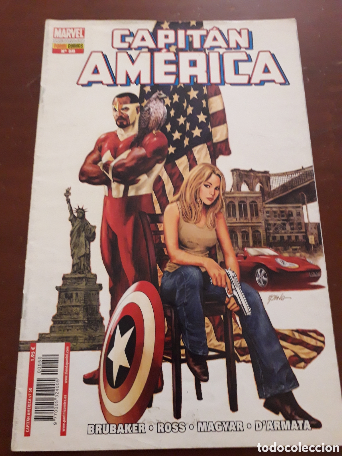 C&oacute;mics: CAPIT&Aacute;N AM&Eacute;RICA N&Uacute;MERO 50. BRUBAKER
