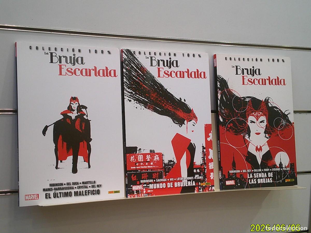 C&oacute;mics: COLECCION 100% MARVEL LA BRUJA ESCARLATA COMPLETA 3 TOMOS - PANINI