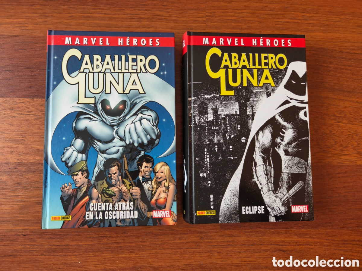C&oacute;mics: Colecci&oacute;n completa Marvel H&eacute;roes El Caballero Luna. Cuenta atras en la oscuridad y Eclipse.