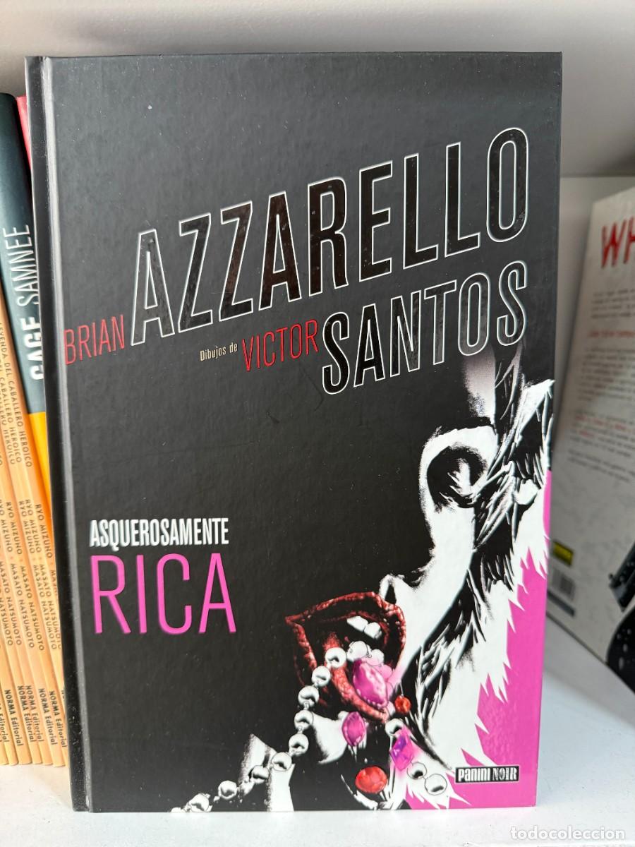 C&oacute;mics: Asquerosamente Rica - Brian Azzarello y V&iacute;ctor Santos - Panini Noir Carton&eacute;