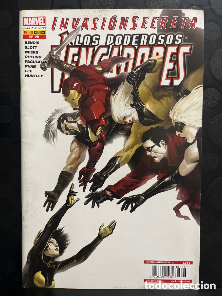 C&oacute;mics: LOS PODEROSOS VENGADORES N.20 INVASI&Oacute;N SECRETA ( 2008/2011 )