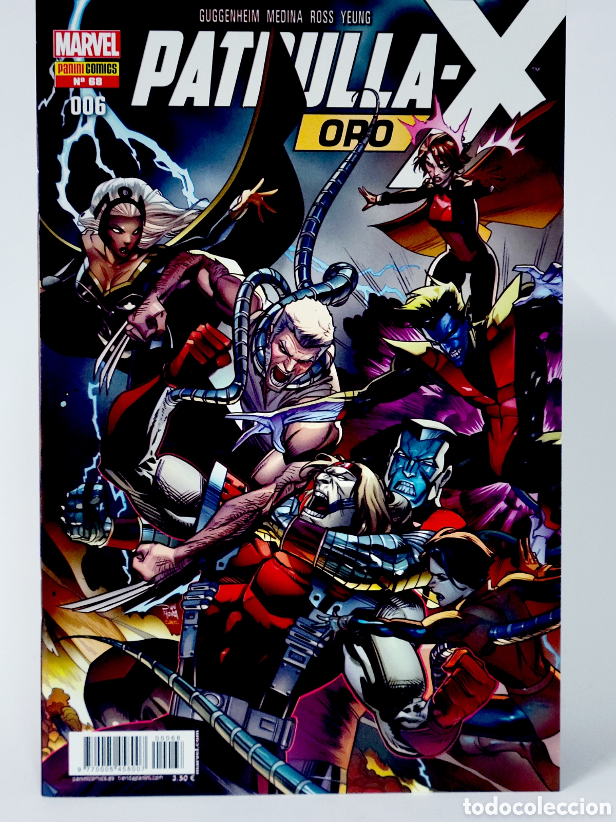 C&oacute;mics: C&Oacute;MIC LA IMPOSIBLE PATRULLA-X ORO 68 PANINI MARVEL GRAPA DE KIOSCO