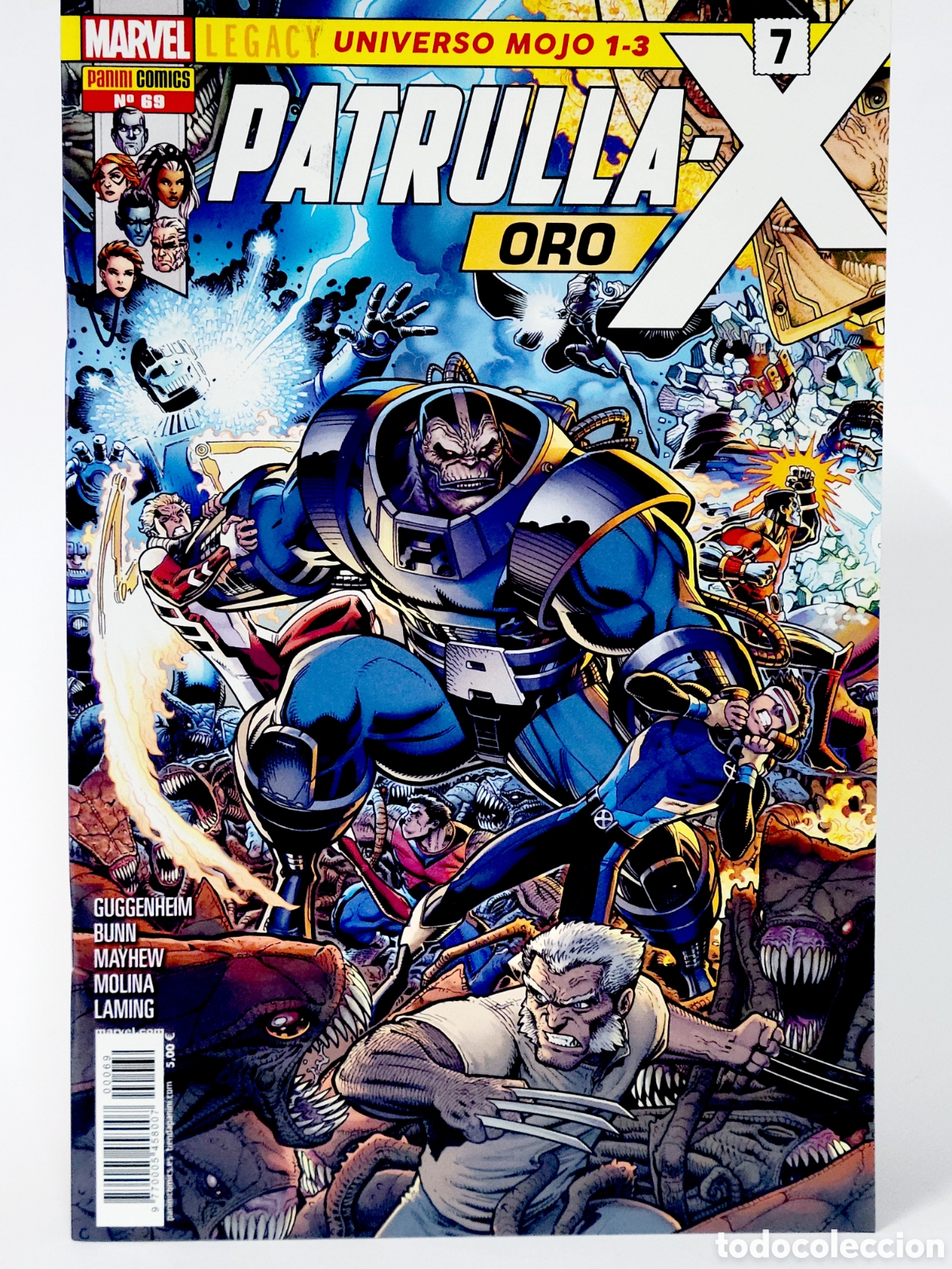C&oacute;mics: C&Oacute;MIC LA IMPOSIBLE PATRULLA-X ORO 69 PANINI MARVEL GRAPA DE KIOSCO