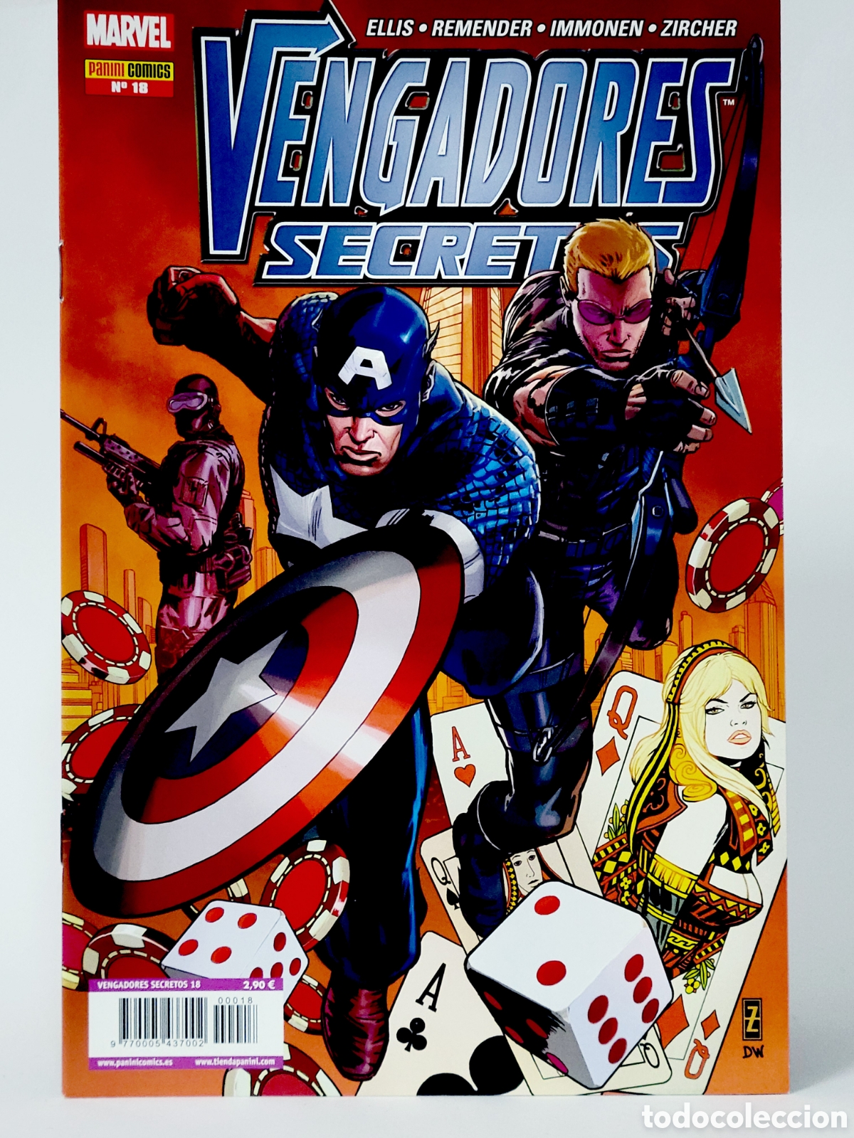 C&oacute;mics: C&Oacute;MIC VENGADORES SECRETOS 18 PANINI MARVEL GRAPA DE KIOSCO
