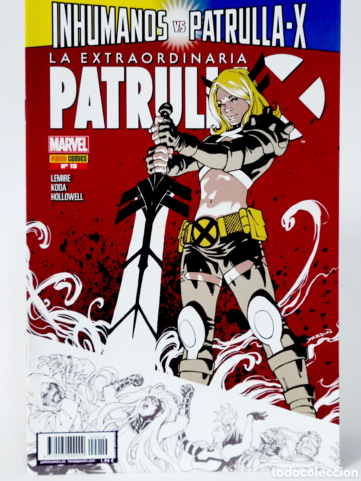 C&oacute;mics: C&Oacute;MIC LA EXTRAORDINARIA PATRULLA-X 19 INHUMANOS VS PATRULLA-X PANINI MARVEL GRAPA DE KIOSCO