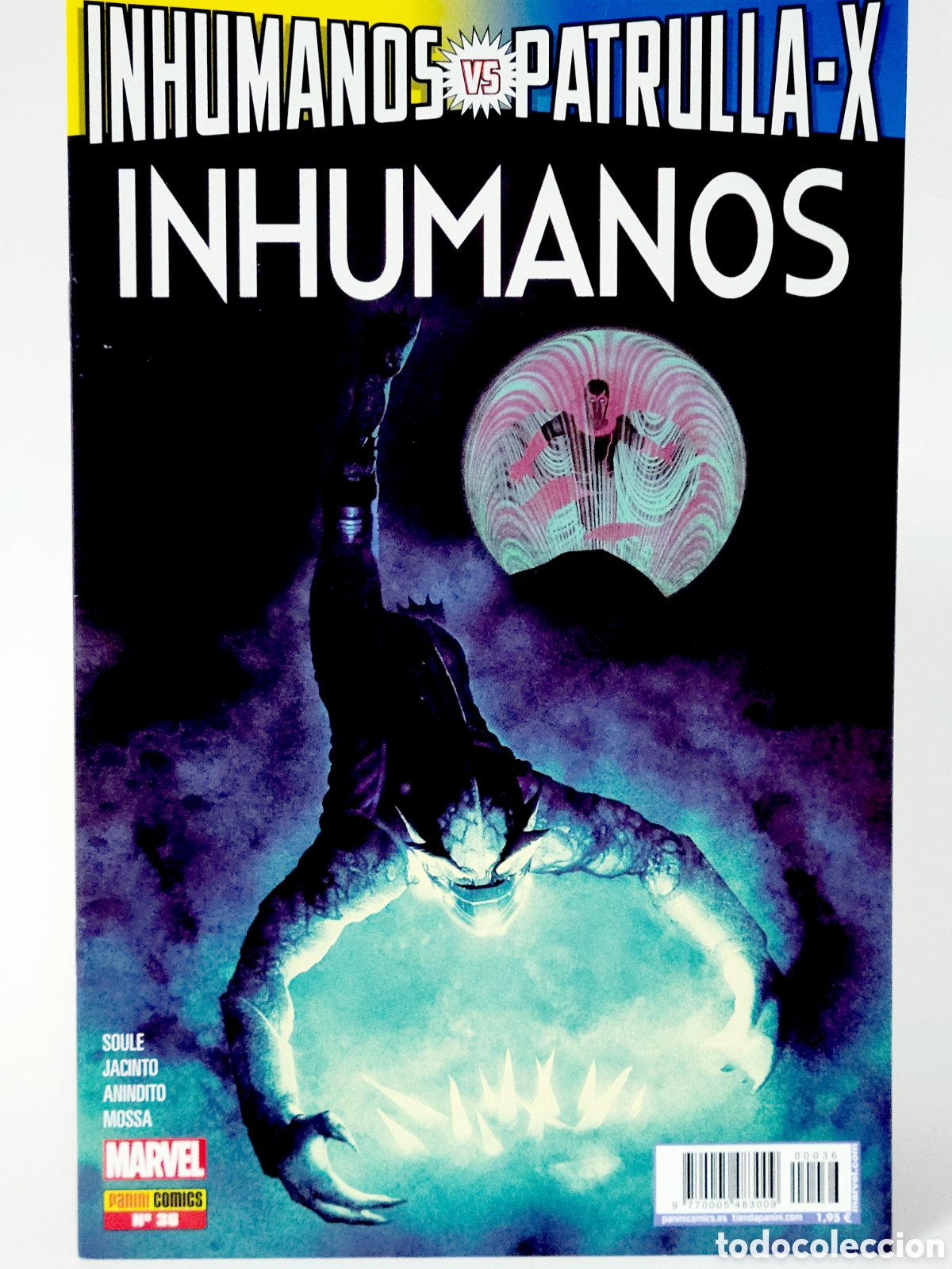 C&oacute;mics: C&Oacute;MIC INHUMANOS VS PATRULLA-X 36 PANINI MARVEL GRAPA DE KIOSCO - Foto 1
