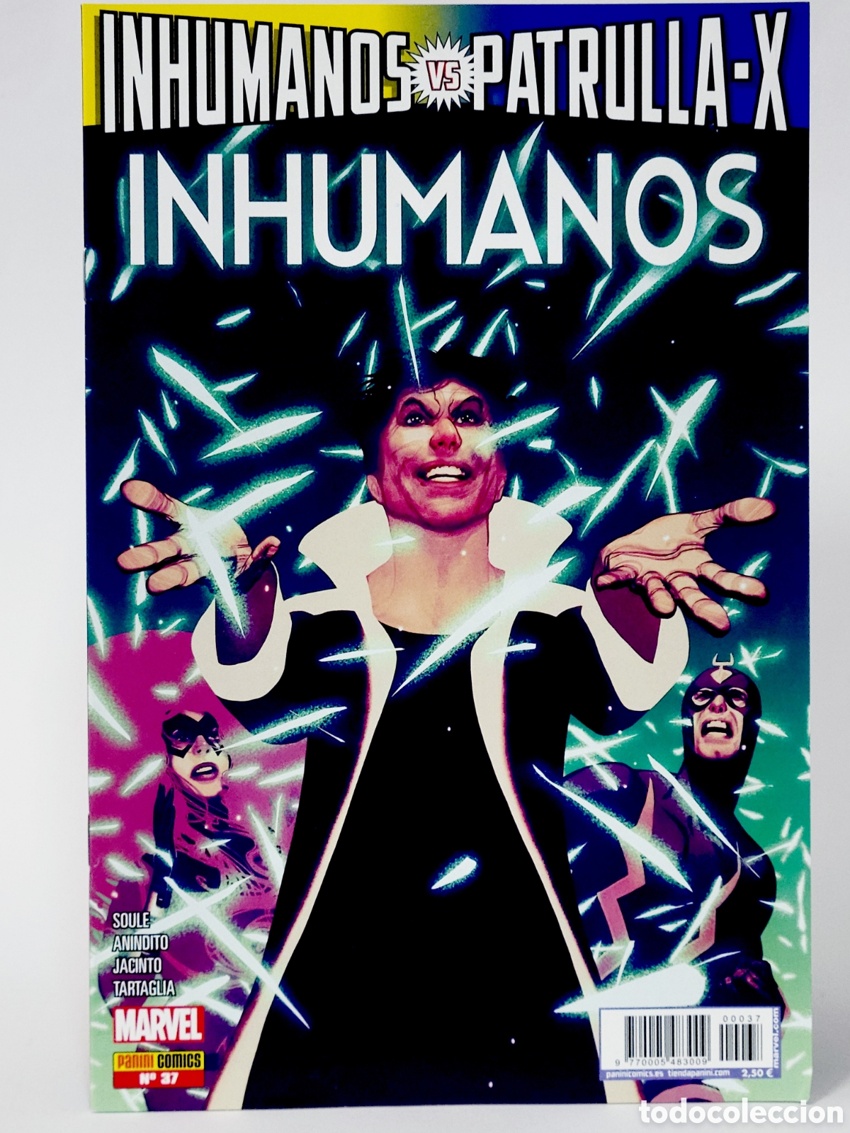 C&oacute;mics: C&Oacute;MIC INHUMANOS VS PATRULLA-X 37 PANINI MARVEL GRAPA DE KIOSCO