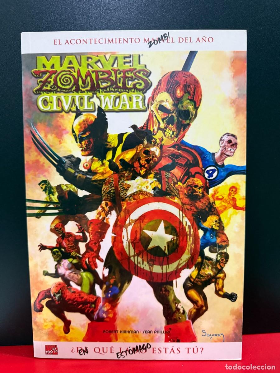 C&oacute;mics: Marvel Zombies: Civil War - Robert Kirkman y Sean Phillips - 100% Marvel - Foto 1