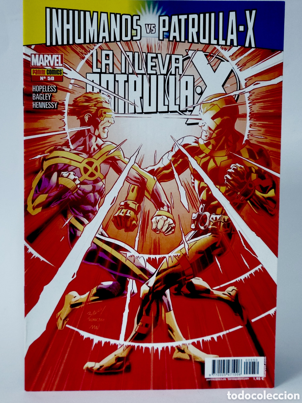 C&oacute;mics: C&Oacute;MIC LA NUEVA PATRULLA -X 50 INHUMANOS VS PATRULLA-X PANINI MARVEL GRAPA DE KIOSCO