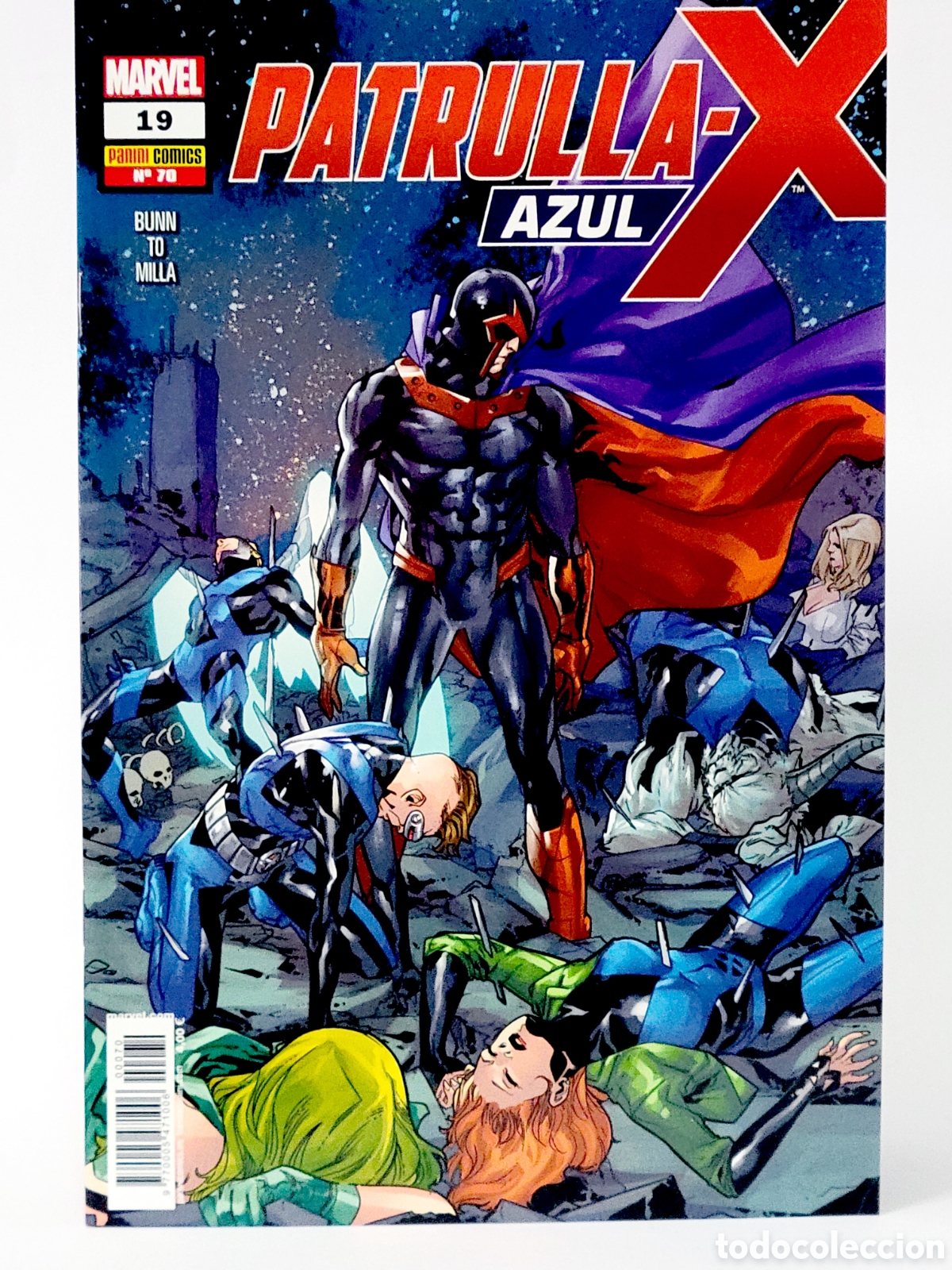 C&oacute;mics: C&Oacute;MIC PATRULLA -X AZUL 70 PANINI MARVEL GRAPA DE KIOSCO