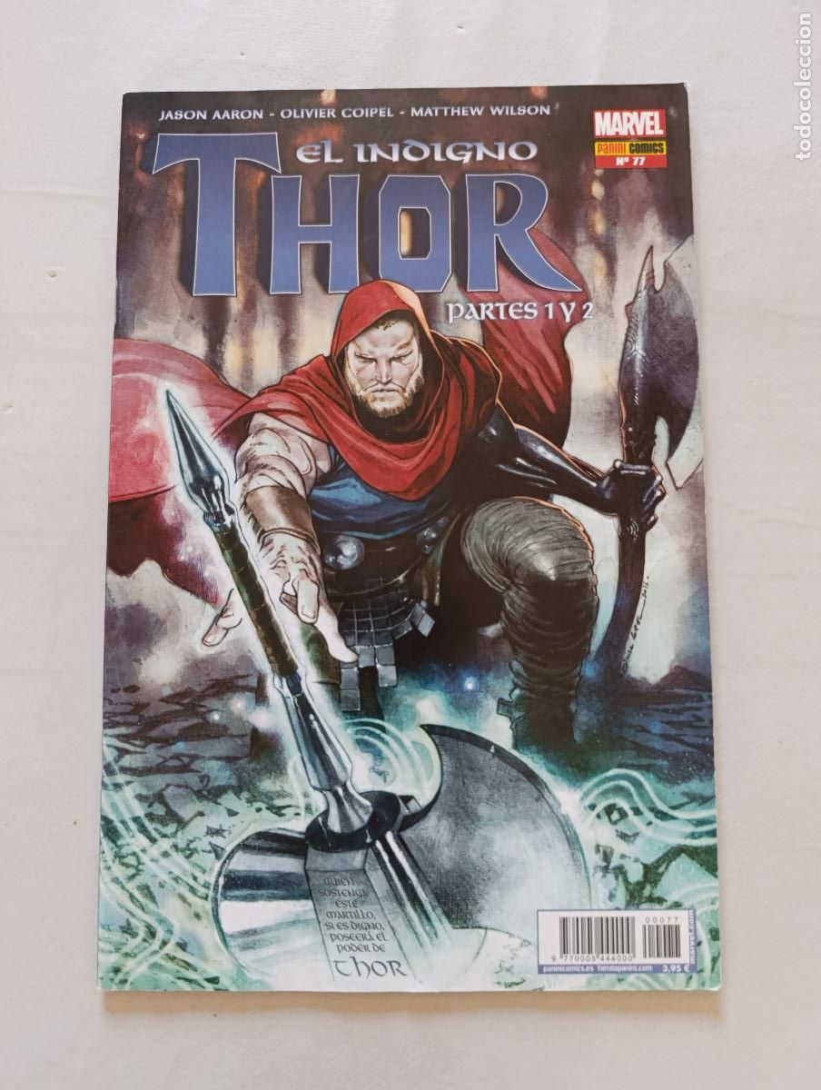 C&oacute;mics: EL INDIGNO THOR N&ordm; 77 - MARVEL - PANINI (IB)