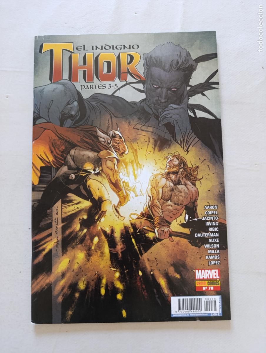 C&oacute;mics: EL INDIGNO THOR N&ordm; 78 - MARVEL - PANINI (IB)
