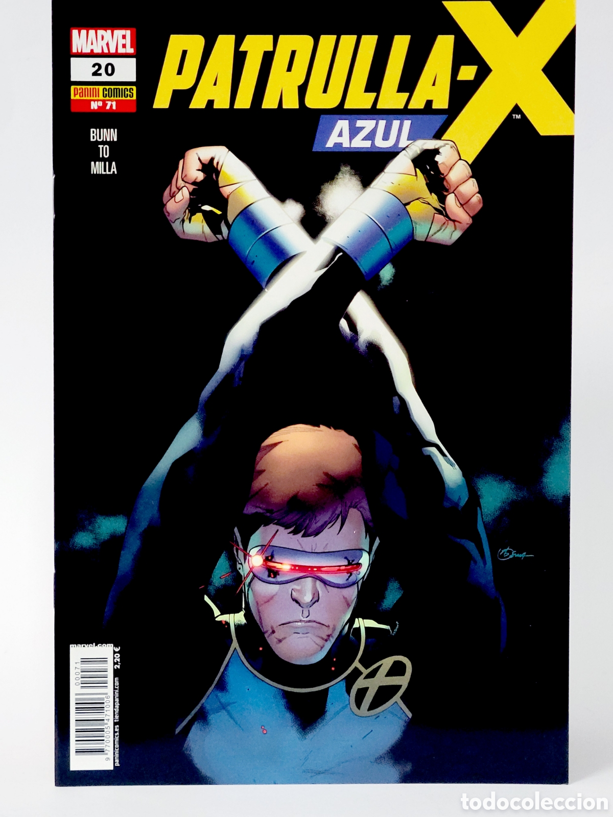 C&oacute;mics: C&Oacute;MIC PATRULLA -X AZUL 71 PANINI MARVEL GRAPA DE KIOSCO