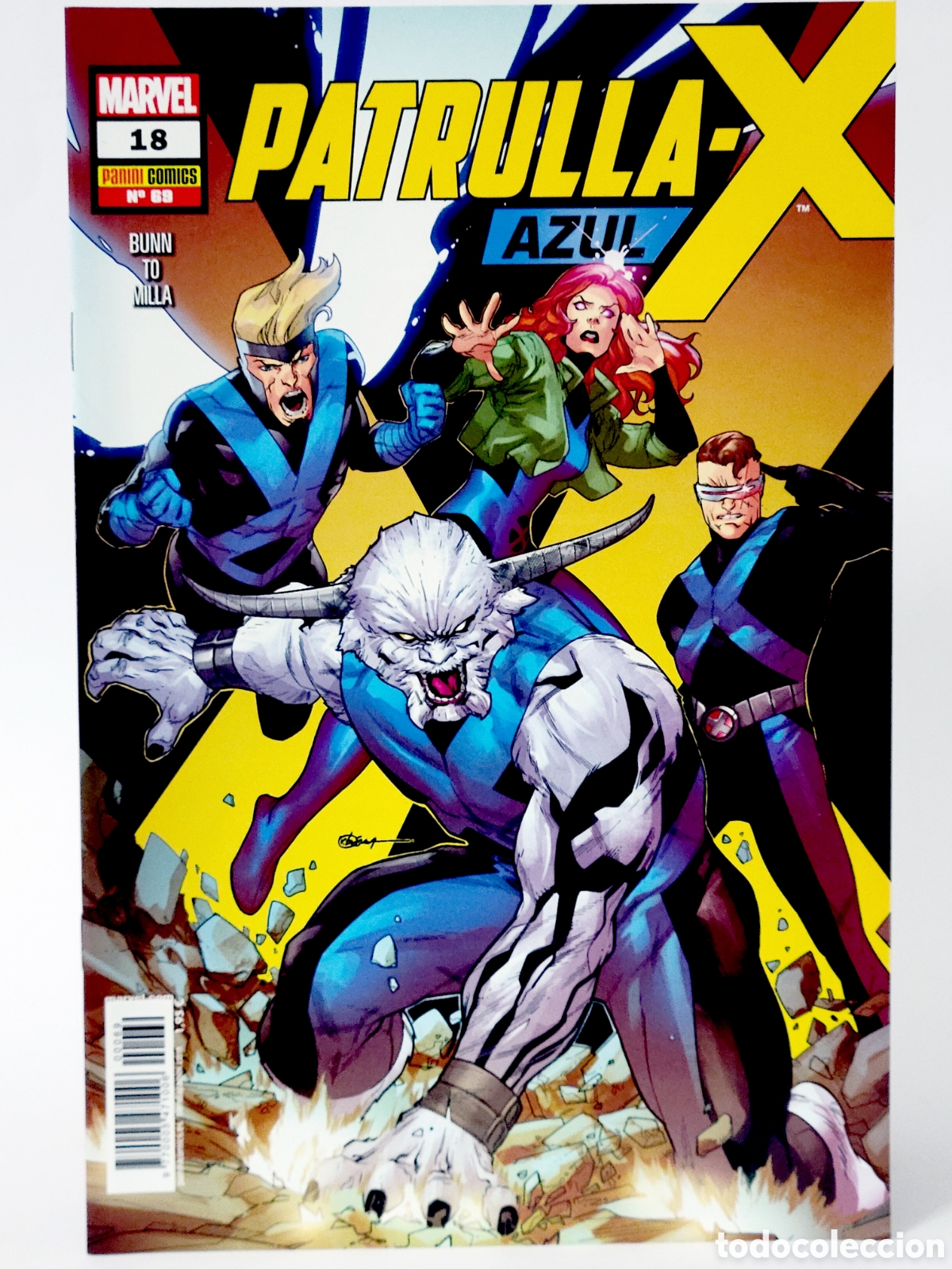 C&oacute;mics: C&Oacute;MIC PATRULLA -X AZUL 69 PANINI MARVEL GRAPA DE KIOSCO