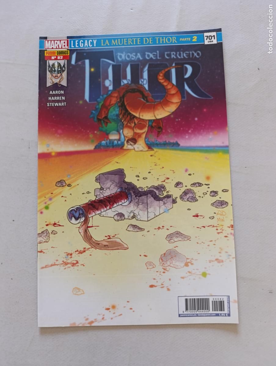 C&oacute;mics: THOR DIOSA DEL TRUENO N&ordm; 82 - MARVEL - PANINI (IB)