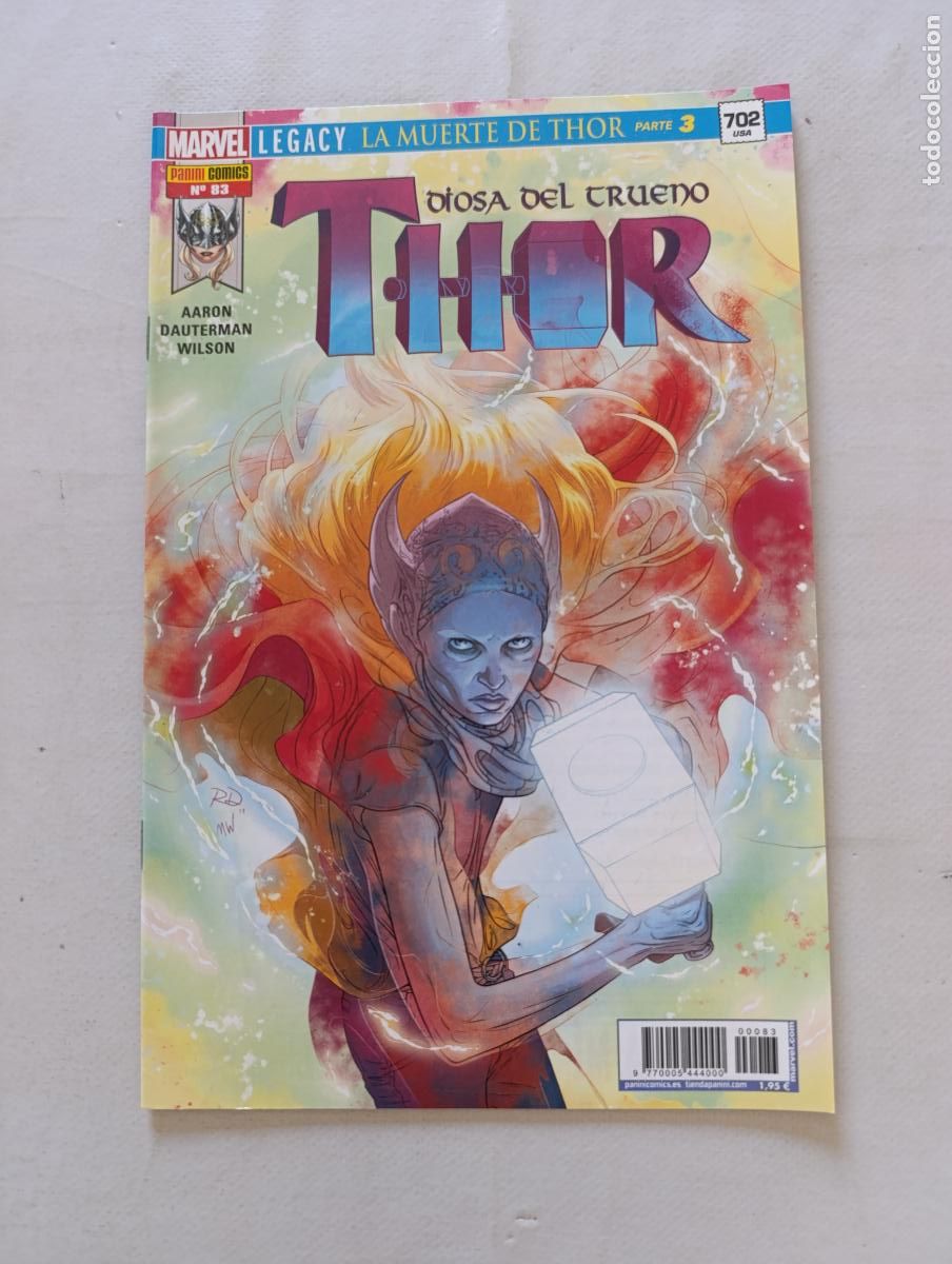 C&oacute;mics: THOR DIOSA DEL TRUENO N&ordm; 83 - MARVEL - PANINI (IB)