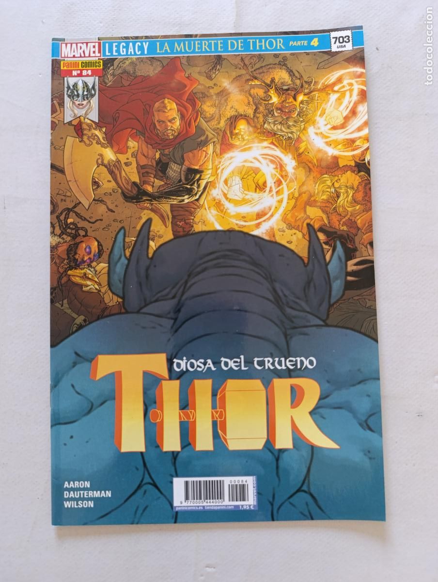 C&oacute;mics: THOR DIOSA DEL TRUENO N&ordm; 84 - MARVEL - PANINI (IB)