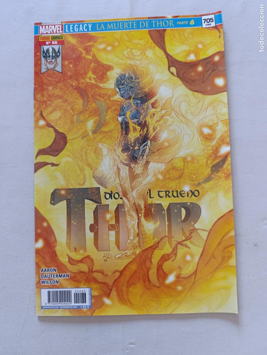 C&oacute;mics: THOR DIOSA DEL TRUENO N&ordm; 86 - MARVEL - PANINI (IB)