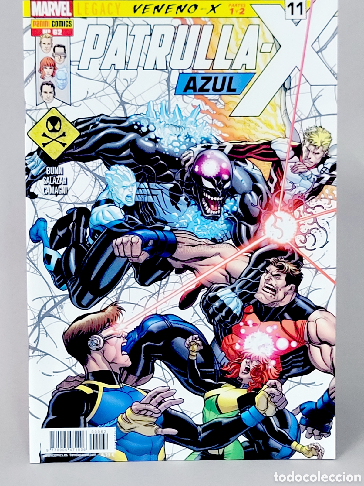 C&oacute;mics: C&Oacute;MIC LA IMPOSIBLE PATRULLA -X AZUL 62 PANINI MARVEL GRAPA DE KIOSCO
