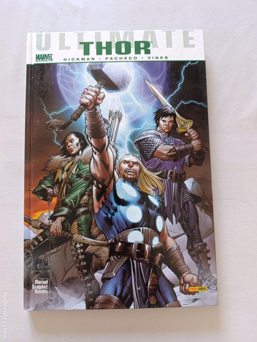C&oacute;mics: ULTIMATE THOR - HICKMAN, PACHECO, VINES - MARVEL GRAPHIC NOVELS - PANINI - TAPA DURA (IT)