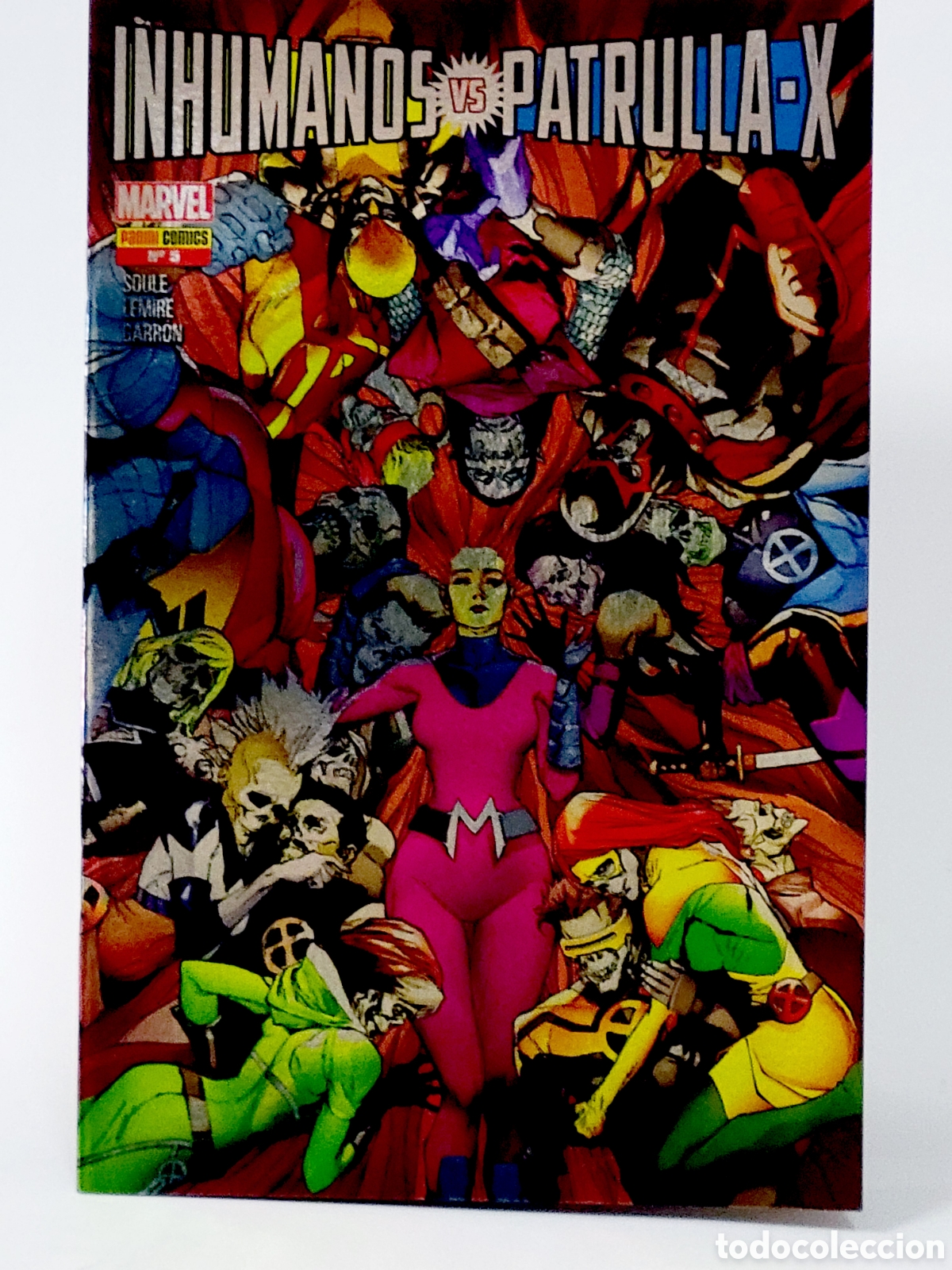 C&oacute;mics: C&Oacute;MIC INHUMANOS VS PATRULLA-X 5 PANINI MARVEL GRAPA DE KIOSCO