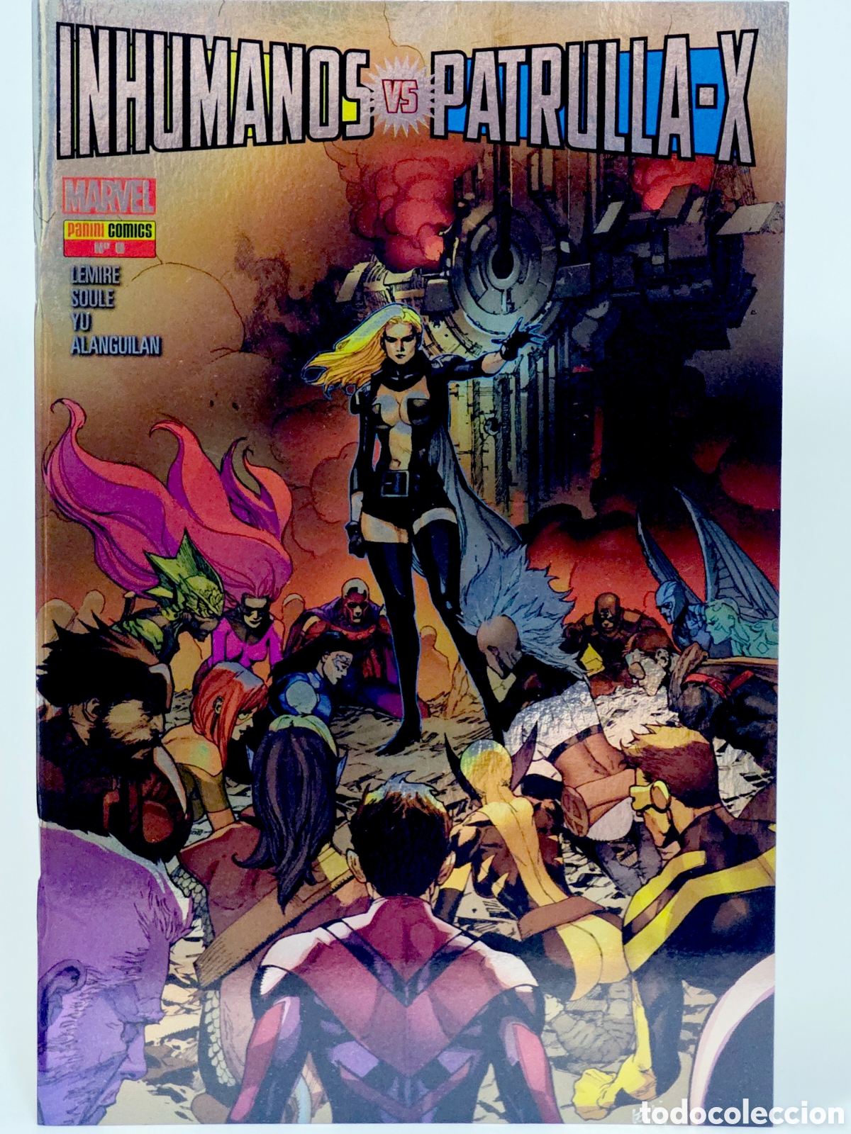 C&oacute;mics: C&Oacute;MIC INHUMANOS VS PATRULLA-X 6 PANINI MARVEL GRAPA DE KIOSCO