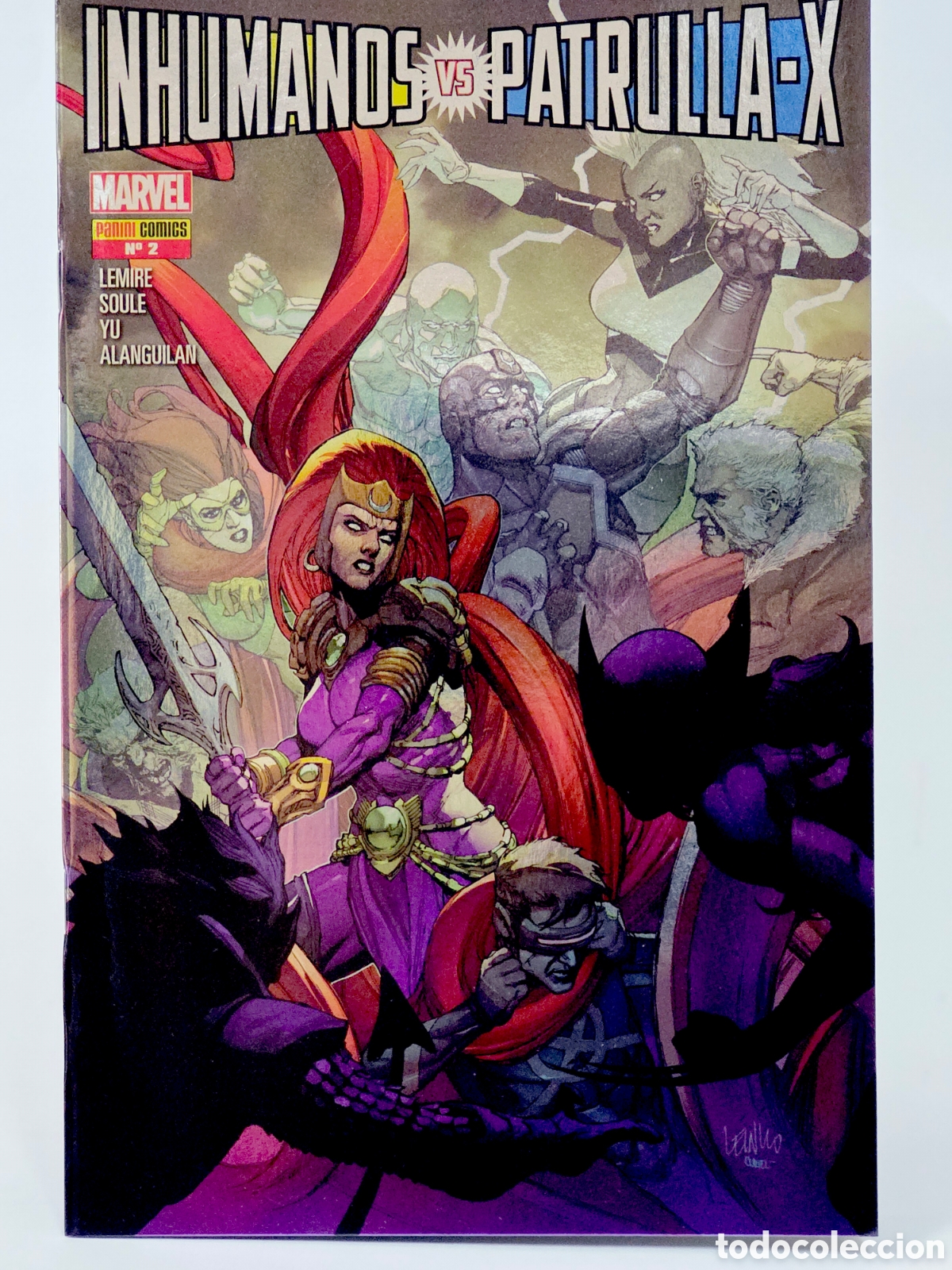 C&oacute;mics: C&Oacute;MIC INHUMANOS VS PATRULLA-X 2 PANINI MARVEL GRAPA DE KIOSCO